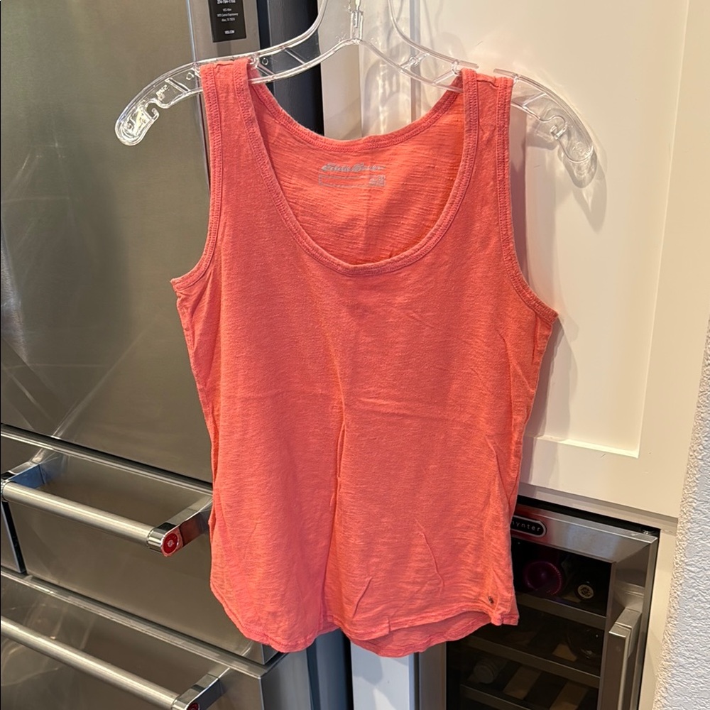 Eddie Bauer Coral Sleeveless Tank Top